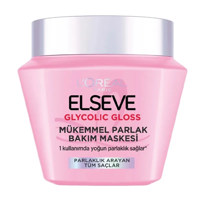 Elseve Glycolic Gloss Saç Bakım Maskesi 300 ml