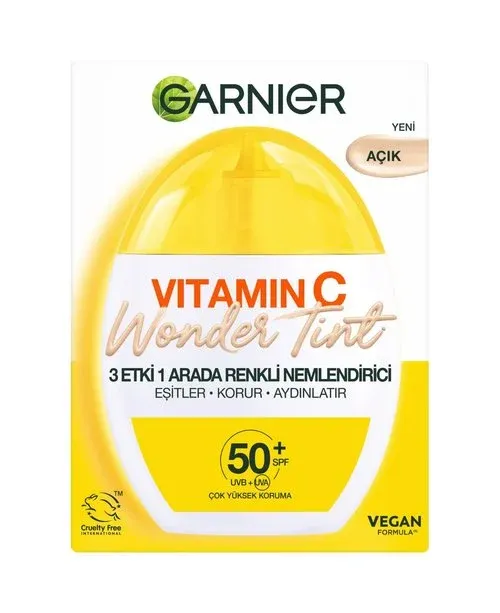 Garnier Wonder Tint Renkli Nemlendirici Açık Ton 40ml