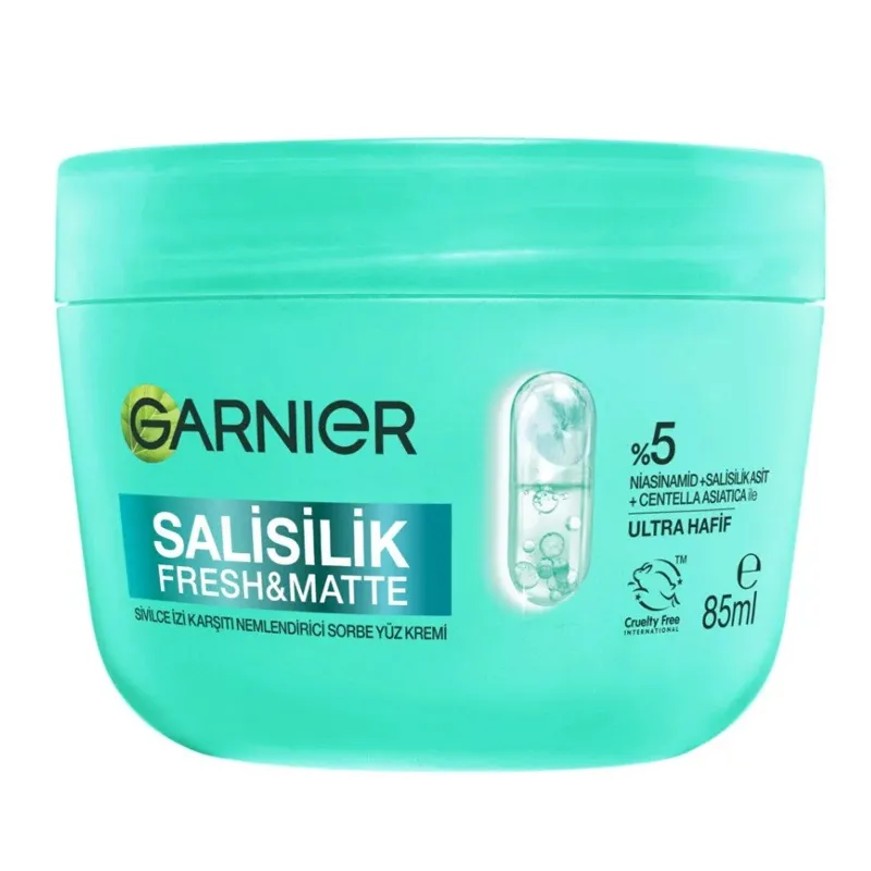 Garnier Salisilik Fresh- Matte Düzensizlik Karşıtı Nemlendirici Sorbe Yüz Kremi 85 ml