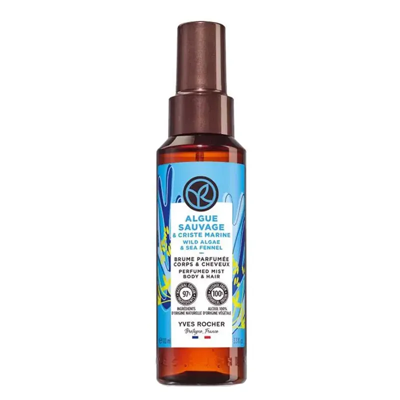 Yves Rocher Saç ve Vücut Spreyi - Serinletici Okyanus Esintisi 100 ml