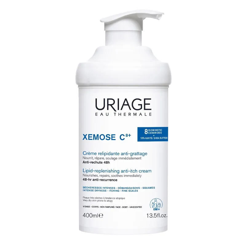 Uriage Xemose C8+ Çok Kuru Ciltler İçin Ferahlatıcı Krem 400 ml