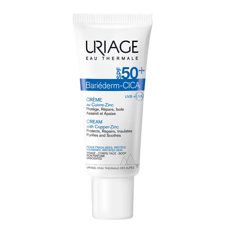 Uriage Bariederm SPF50+ Güneş Korumalı Cica Krem 40 ml