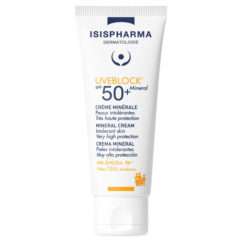 Isis Pharma Uveblock SPF 50+ Mineral Cream 40 ml