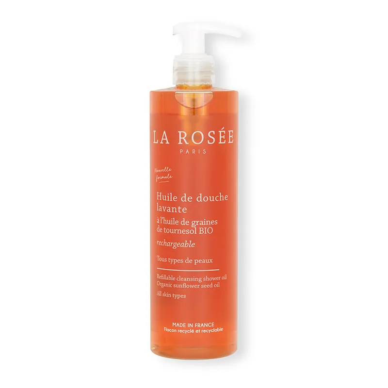 La Rosee Paris Organik Ayçiçek Çekirdeği Yağlı Temizleyici Duş Yağı 400 ml