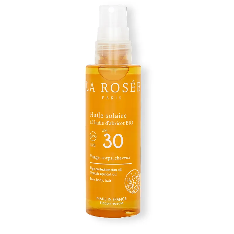 La Rosee Paris Organik Kayısı Yağı İçeren SPF30+ Yüksek Korumalı Güneş Koruyucu Yağı 150 ml