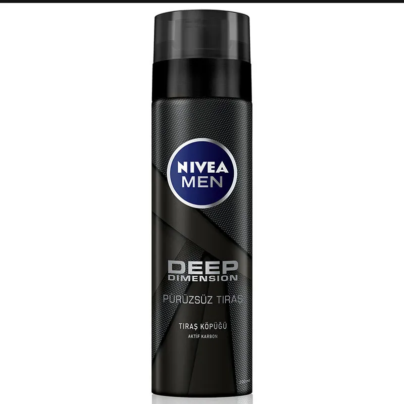 Nivea Men Deep Dimension Pürüzsüz Tıraş Köpüğü 200 ml