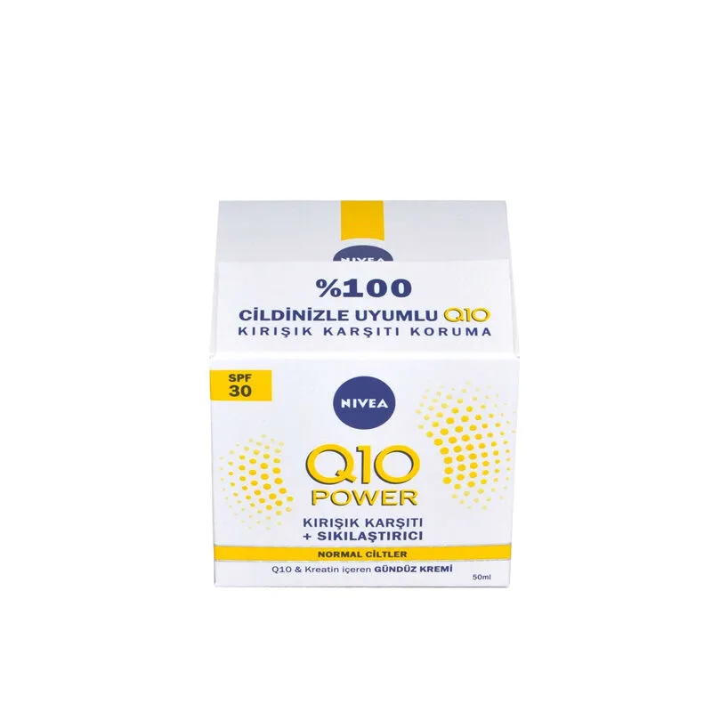 Nivea Q10 Power Kırışıklık Karşıtı ve Sıkılaştırıcı SPF30 Gündüz Kremi 50 ml