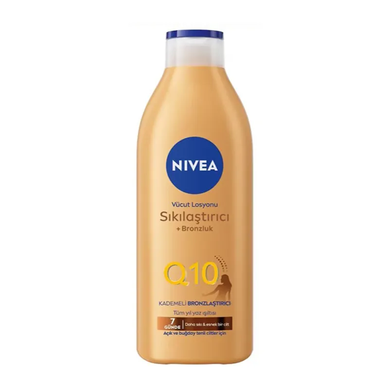 Nivea Q10 Sıkılaştırıcı ve Bronzlaştırıcı Vücut Losyonu 400 ml