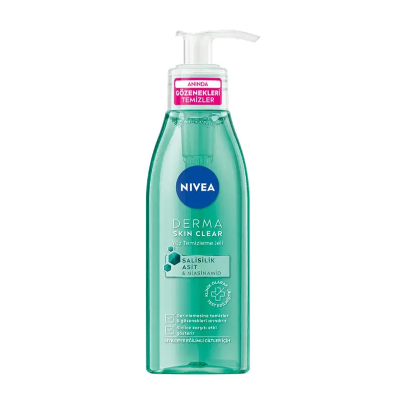 Nivea Derma Skin Clear Yüz Temizleme Jeli 150 ml