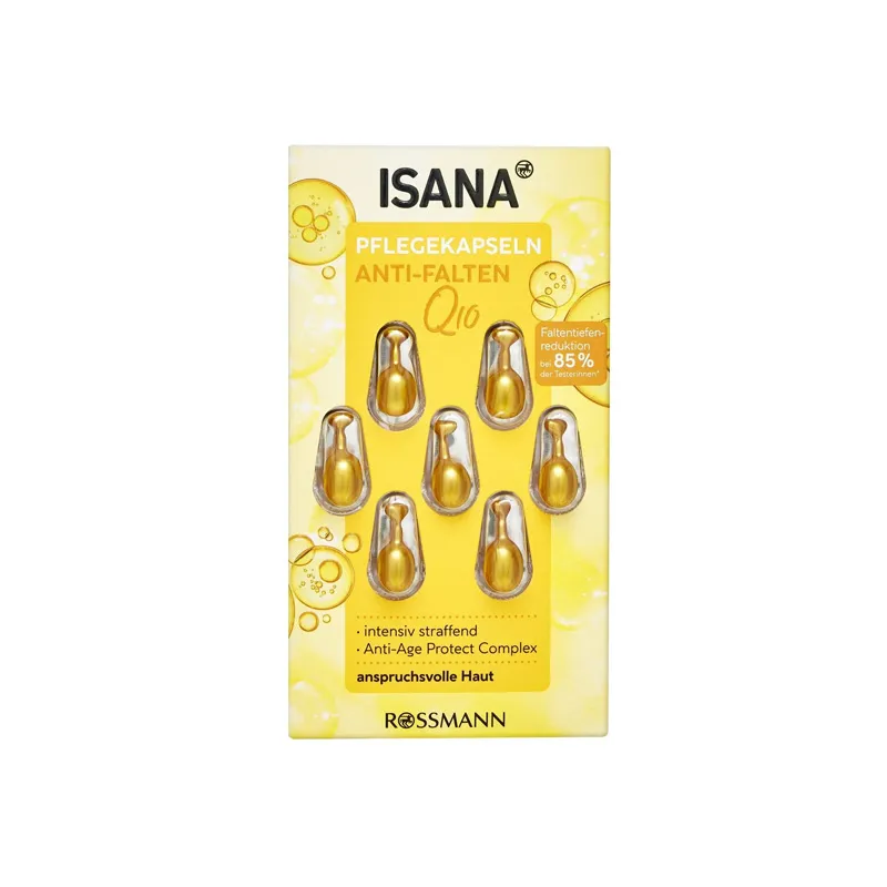 Isana Care Capsules Anti-Wrinkle Q10 - 7 Kapsül