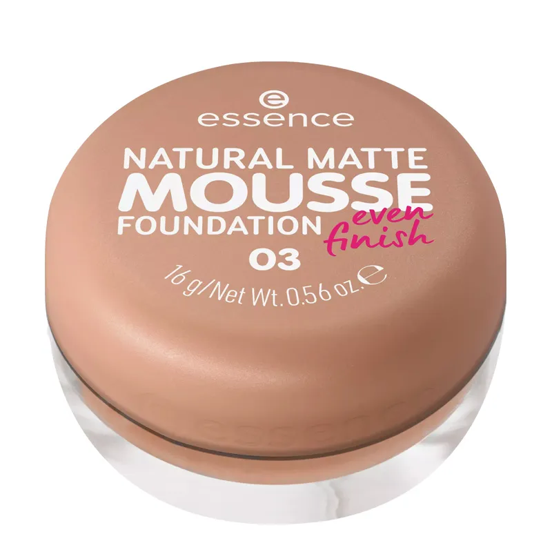 Essence Natural Matte Mousse Foundation 03 - 16 gr