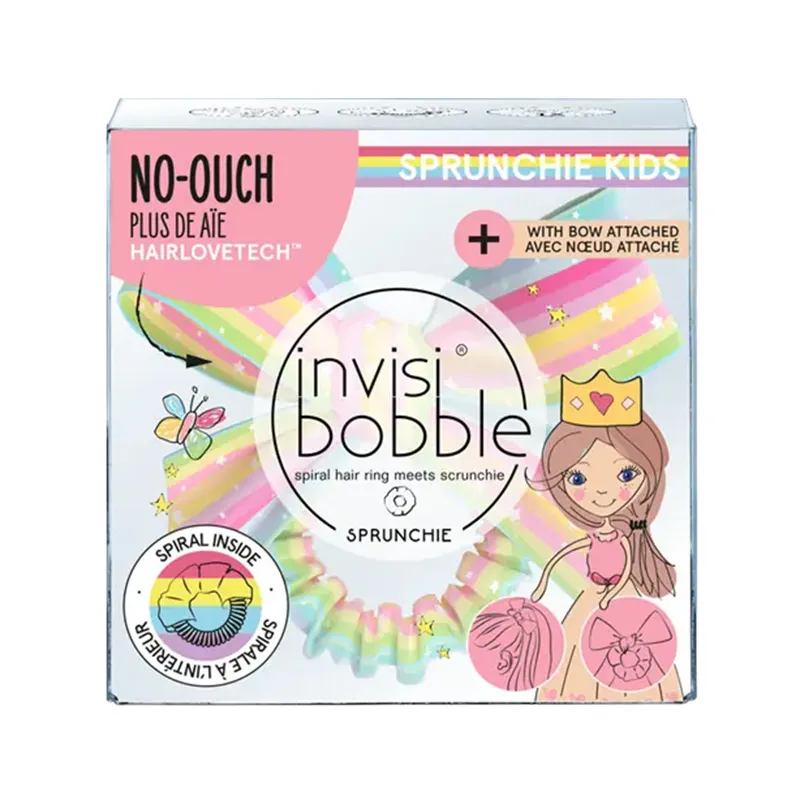 Invisibobble Slim Sprunchie Fiyonklu Rainbows Saç Lastiği