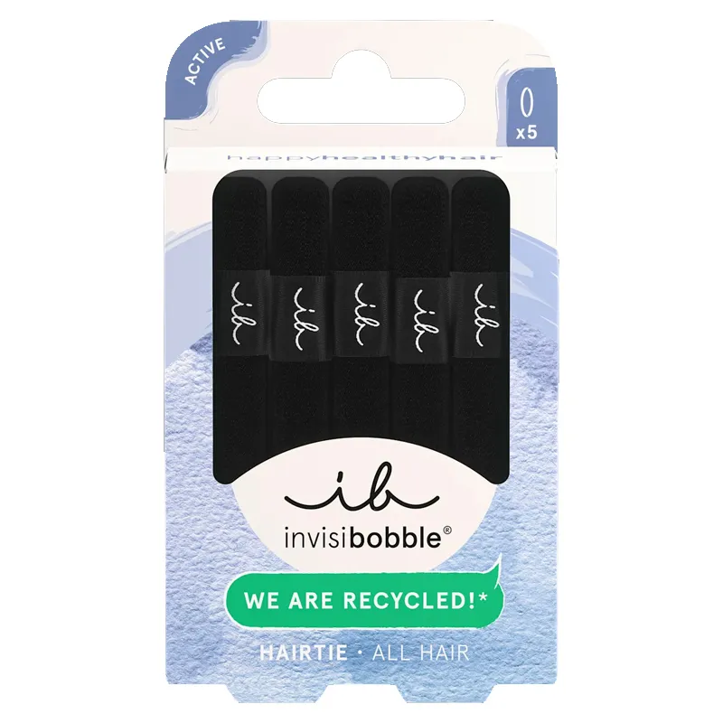Invisibobble Hair Tie Black Saç Lastiği 5 Adet