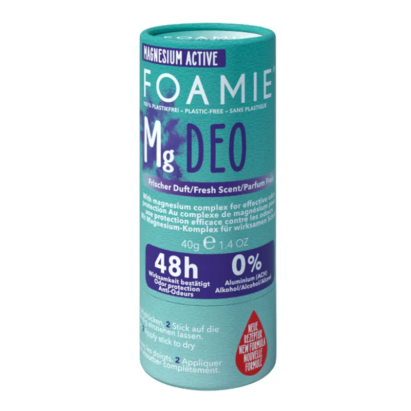 Foamie Magnesium Active Ferah Kokulu Katı Deodorant - Rain In The Woods 40 gr