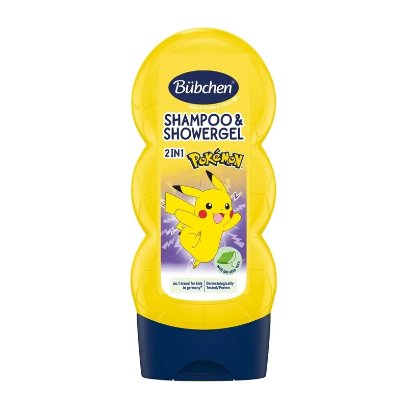 Bübchen 2in1 Shampoo and Shower Gel 230 ml -Pokemon