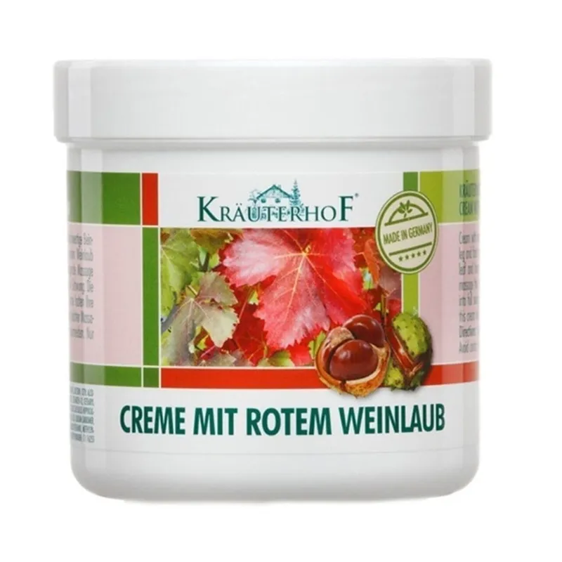 Krauterhof Kırmızı Asma Yaprağı Bacak Kremi 100 ml
