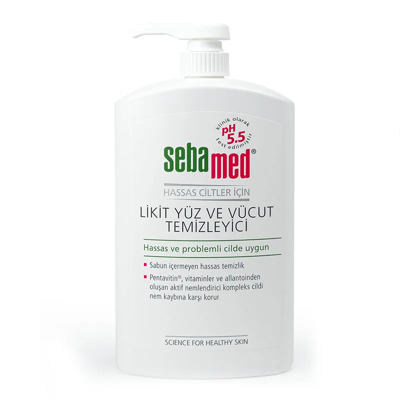 Sebamed Likit Yüz ve Vücut Temizleyici Jel 1000 ml