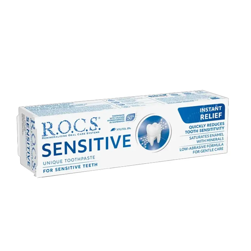 Rocs Sensitive Hassasiyete Karşı Diş Macunu 75ml