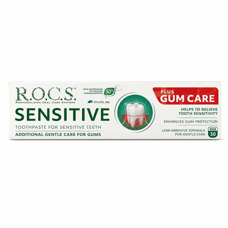Rocs Sensitive Plus Gum Care Diş Macunu 75 ml