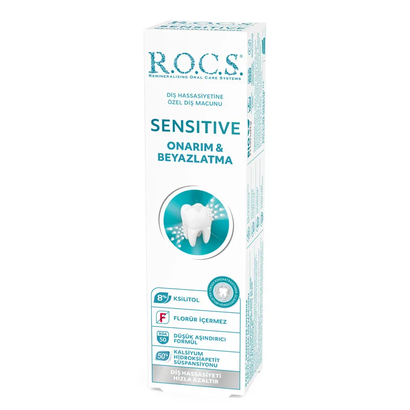 ROCS Sensitive Repair Whitening Diş Macunu 75 ml