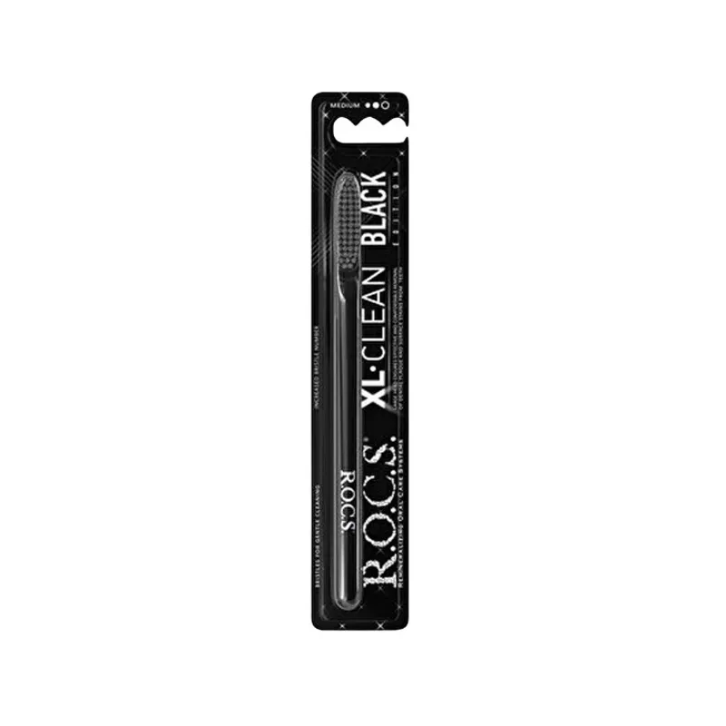 ROCS XL Clean Black Edition Diş Fırçası Medium