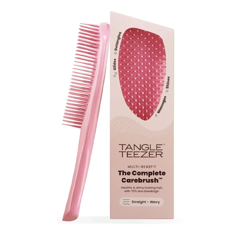 Tangle Teezer The Complete Carebrush Straight To Wavy - Pembe