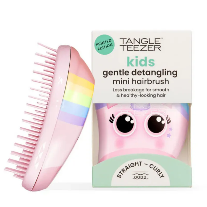 Tangle Teezer Small Original Pink Unicorn Çocuk Düğüm Açıcı Saç Fırçası-Tarak - Düz ve Kıvırcık Saçlar