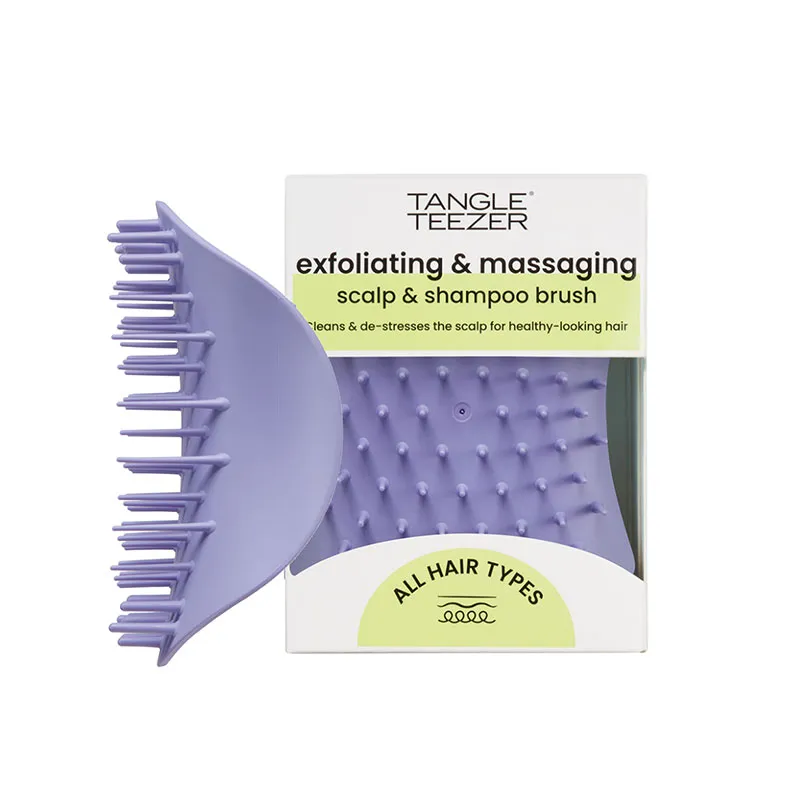 Tangle Teezer Scalp Brush Lilac Masaj ve Saç Fırçası-Tarak Islak Kullanım - Tüm Saç Tipleri