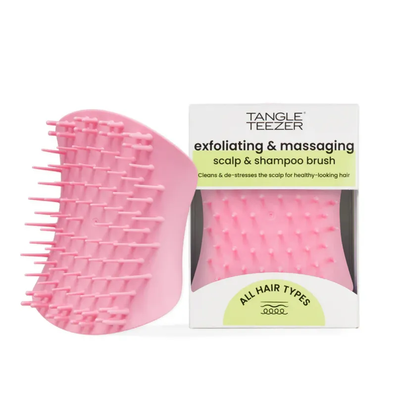 Tangle Teezer Scalp Brush Pink Masaj ve Saç Fırçası - Islak Kuru Kullanım - Tüm Saç Tipleri