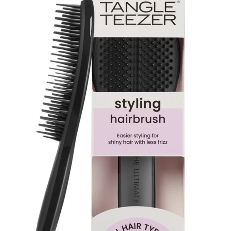 Tangle Teezer The Ultimate Styler Black Tüm Saç Tipleri için Kuru Şekillendirme ve Hacim Etkili Tarak
