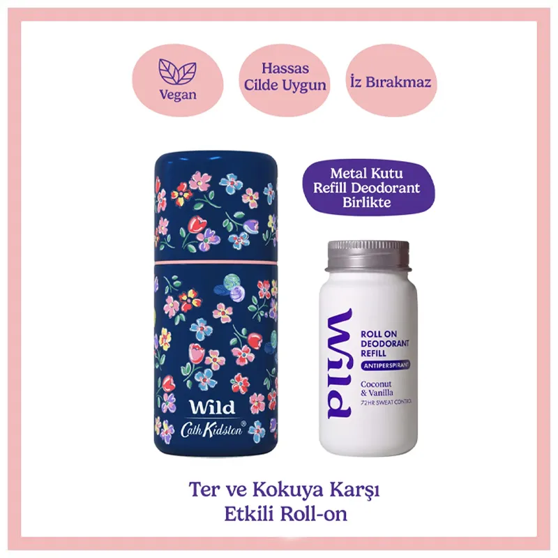 Wild Coconut-Vanilla Refillable Roll On Deodorant 50 ml