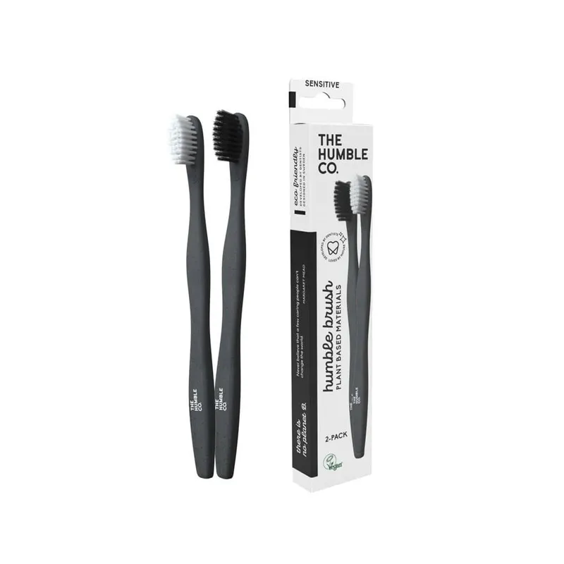 Humble Brush bitki Bazlı Ultra Hassas İkili Diş Fırçası