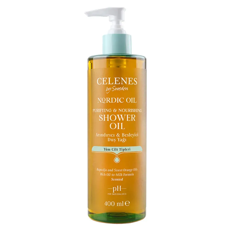 Celenes By Sweden Nordic Oil Besleyici Duş Yağı 400 ml