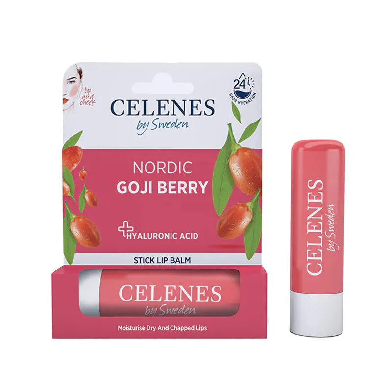 Celenes By Sweden Nordic Goji Berry Stick Lip Balm 4,8 gr