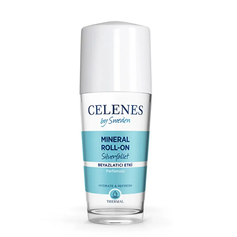 Celenes By Sweden Parfüm İçermeyen Beyazlatıcı Etkili Thermal Roll On ve Deodorant - Silverfallet 75 ml