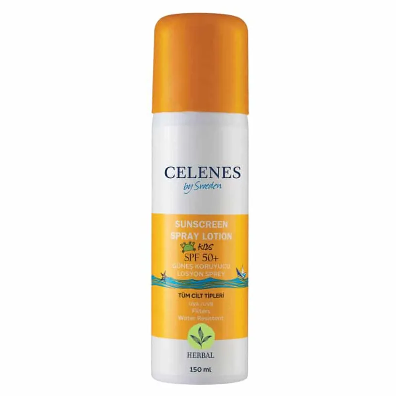 Celenes By Sweden Kids Spf+50 Güneş Koruyucu Losyon Sprey 150 ml