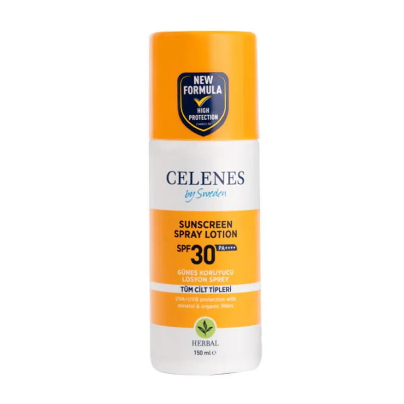 Celenes By Sweden Herbal Güneş Koruyucu Losyon Spf30+ Sprey 150 ml