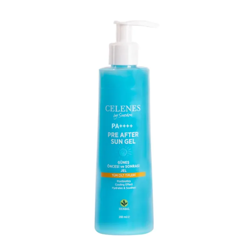 Celenes By Sweden Güneş Öncesi ve Sonrası Nemlendirici Jel 200 ml