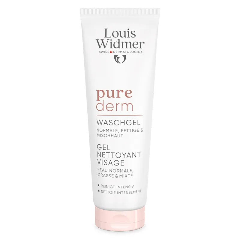 Louis Widmer Purederm Yağlı ve Karma Ciltler İçin Yüz Yıkama Jeli 125 ml