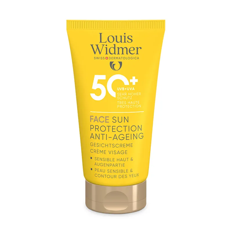 Louis Widmer Yaşlanma Karşıtı Yüz Güneş Kremi UVB-UVA 50+ 50 ml