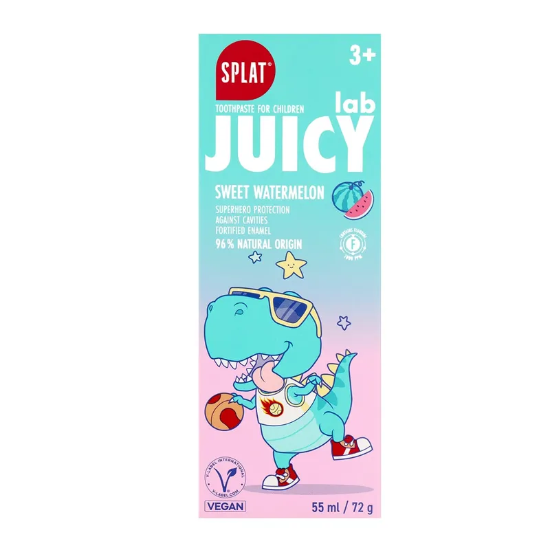 Splat Juicy Lab +3 Yaş Karpuzlu Çocuk Diş Macunu Renkli Simli 50 ml
