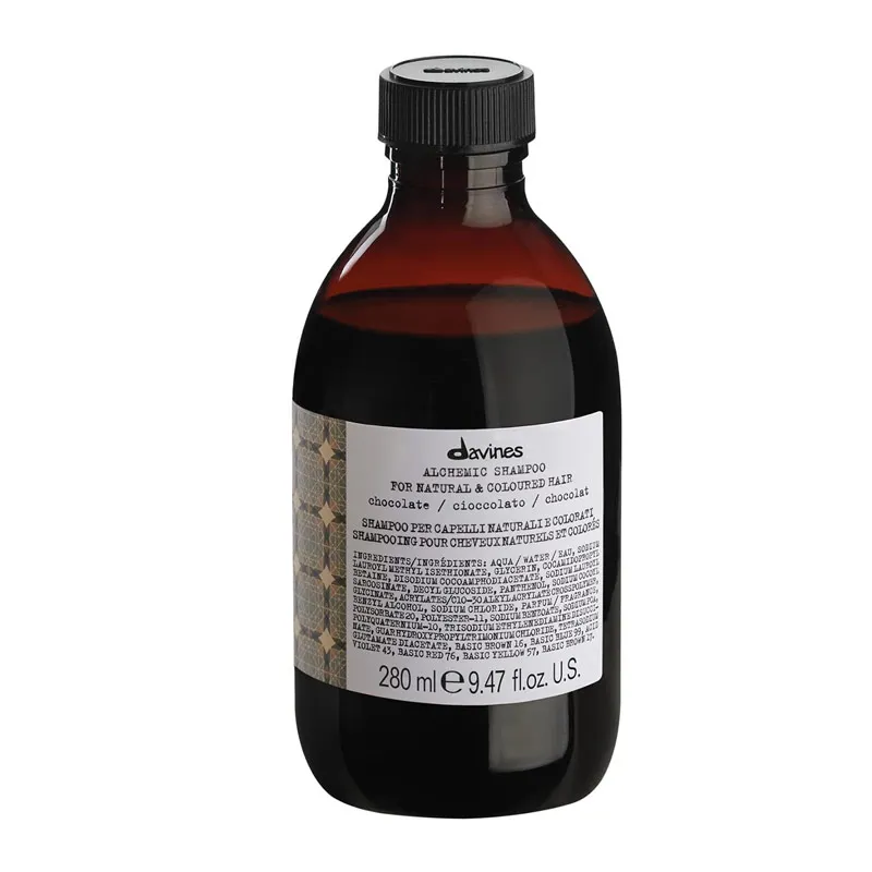 Davines Koyu Renk Saçlar için Şampuan - Alchemic Chocolate 280 ml