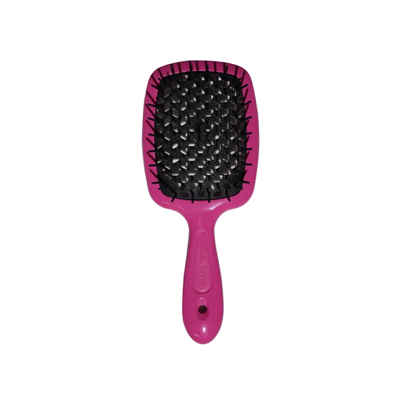 Janeke Superbrush Family Pembe-Siyah Saç Fırçası