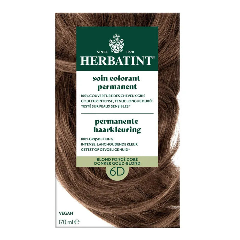 Herbatint Saç Boyası 170 ml - 6D Blond Fonce Dore