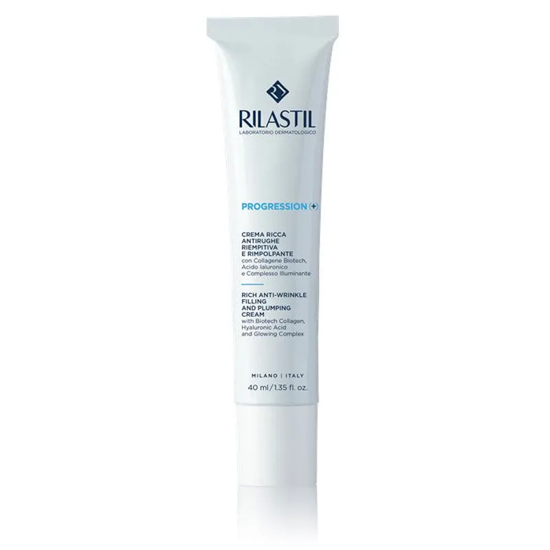 Rilastil Progression+ Rich Anti Wrinkle Filling and Plumping Cream 40 ml