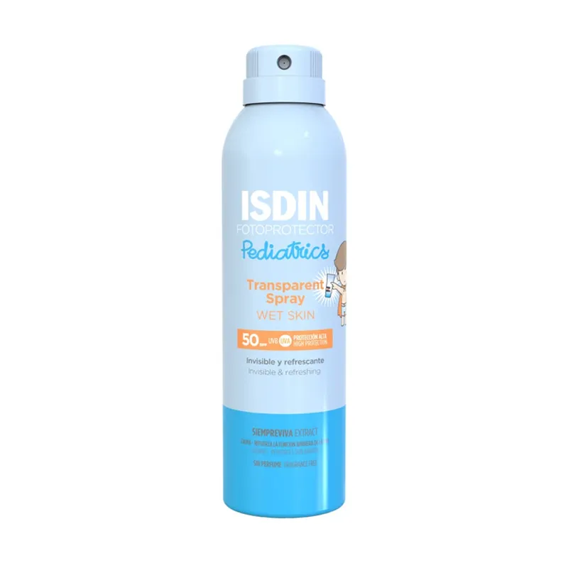 ISDIN Fotoprotector Pediatrics Transparent Spray Wet Skin Spf 50 250 ml