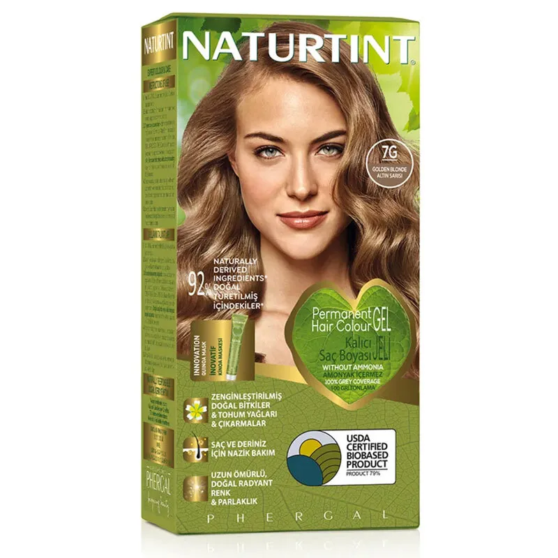 Naturtint Doğal Saç Boyası - 7G Altın Sarısı
