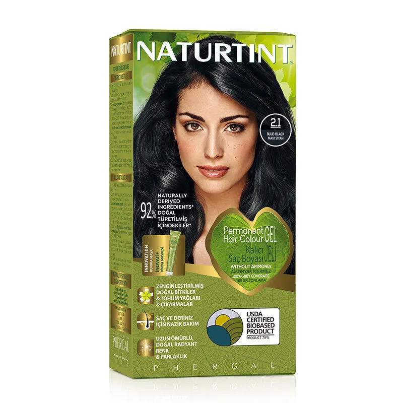 Naturtint Doğal Saç Boyası - 2.1 Mavi Siyah