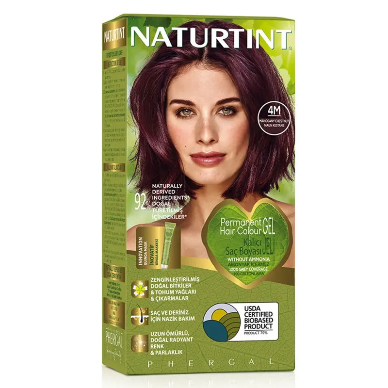 Naturtint Doğal Saç Boyası - 4M Maun Kestane