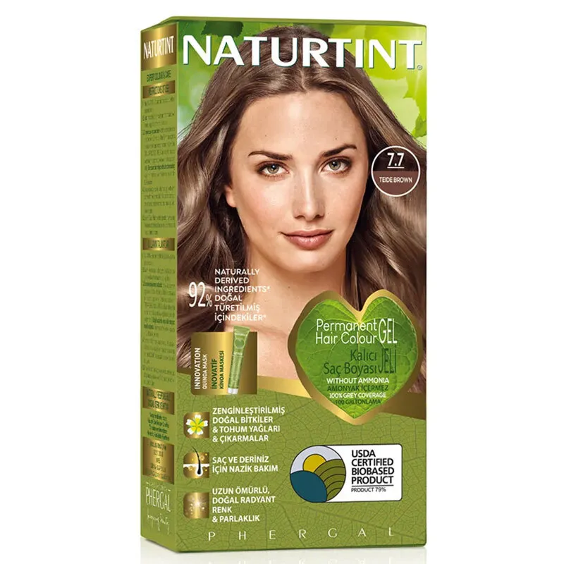 Naturtint Doğal Saç Boyası - 7.7 Doğal Teide Kahvesi